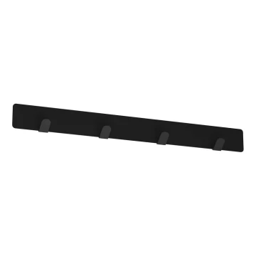 Toallero de pared 40 cm negro