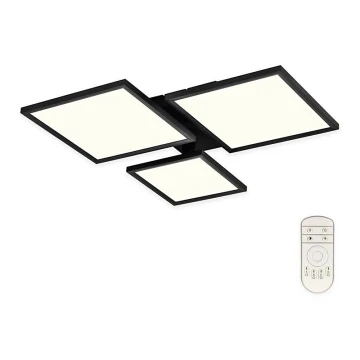 Top Light - Lámpara de techo LED regulable MERKUR LED/50W/230V 3000-6500K negro + control remoto