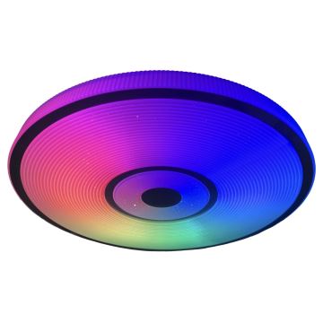 Top Light - Plafón LED RGB regulable RAINBOW LED/24W/230V redondo + control remoto