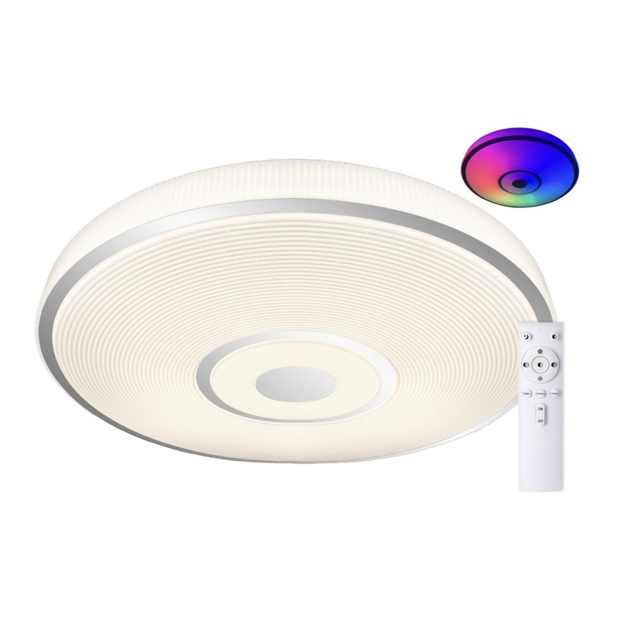 Top Light - Plafón LED RGB regulable RAINBOW LED/24W/230V redondo + control remoto