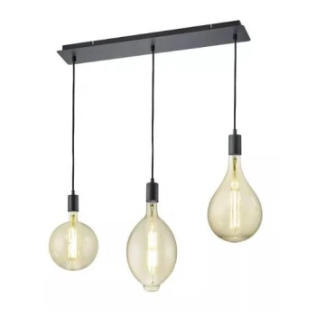 Trio - Lámpara de araña LED regulable GINSTER 3xE27/8W/230V