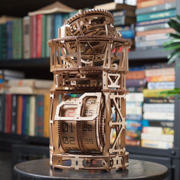 Ugears - 3D puzzle mecánico de madera Mecanismo de relojería con tourbillon