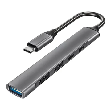 USB-C hub 5en1 Power Delivery 100W