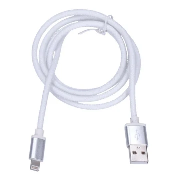 USB cable 2.0 A conector - Lightning conector 1m