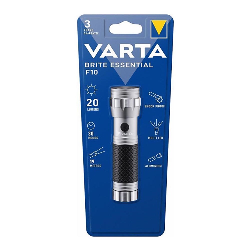 Varta 15608201401 - Linterna LED BRITE ESSENTIALS LED/3xAA