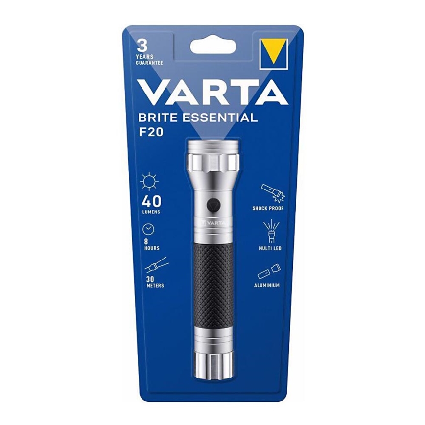 Varta 15618101401 - Linterna LED BRITE ESSENTIALS LED/2xLR14