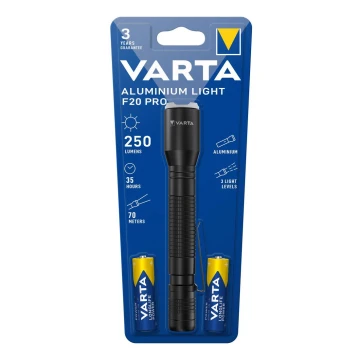 Varta 16607101421 - Linterna LED ALUMINIUM LIGHT LED/2xAA