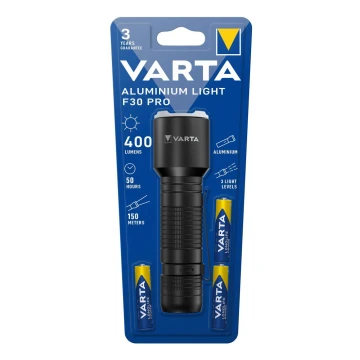 Varta 17608101421 - Linterna LED ALUMINIUM LIGHT LED/3xAAA