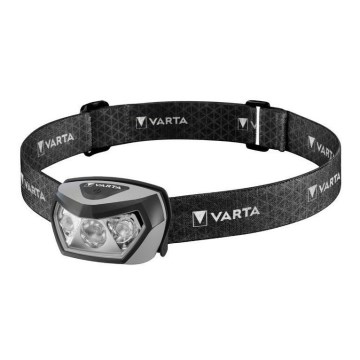Varta 18650101401 - Linterna frontal recargable y regulable LED OUTDOOR SPORTS LED/5V 1800mAh IPX7