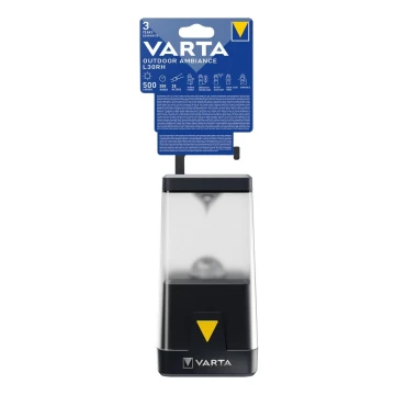 Varta 18666101111 - Linterna de camping LED regulable OUTDOOR AMBIANCE LED/3xAA