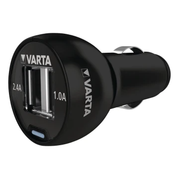 VARTA 57931 - Cargador adaptador de coche USB 12V