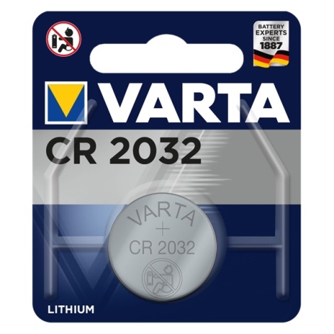 Varta 6032101402 - Pack de 20 pilas de litio (CR-2032, 3V) color plateado :  : Electrónica