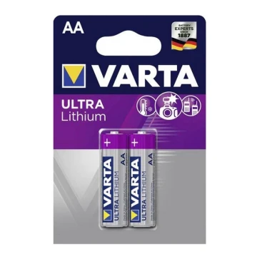 Varta 6106 - 2 pz. Batería de litio ULTRA AA 1,5V