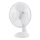 Ventilador de mesa 30cm, blanco, 3 velocidades, 40W