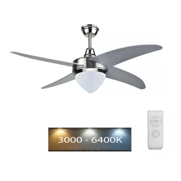 Ventilador de techo LED/15W/230V 3000K/4000K/6400K + mando a distancia
