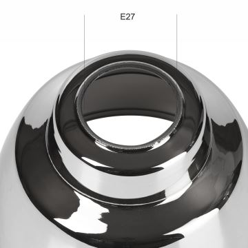 Vidrio de repuesto MARIO E27 diá. 16 cm cromo