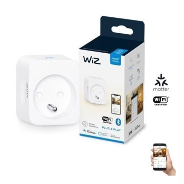 WiZ - Enchufe inteligente E 2300W + medidor de potencia Wi-Fi