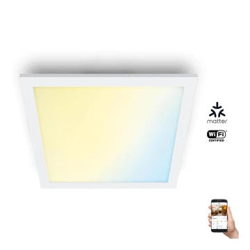 WiZ - Plafón LED regulable SUPERSLIM LED/12W/230V 2700-6500K Wi-Fi blanco