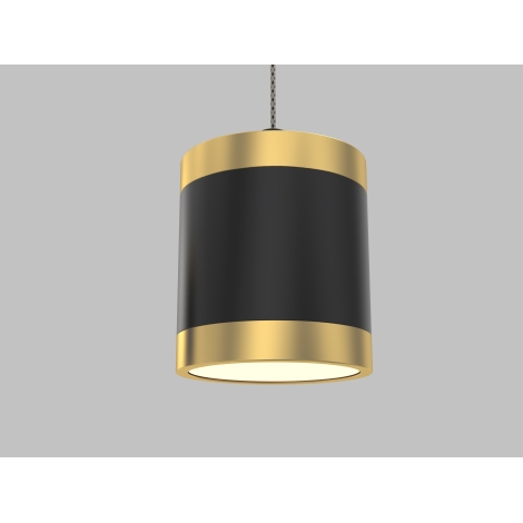 Wofi 7003-404 - Lámpara de araña LED regulable TOULOUSE LED/34W/230V negro/dorado