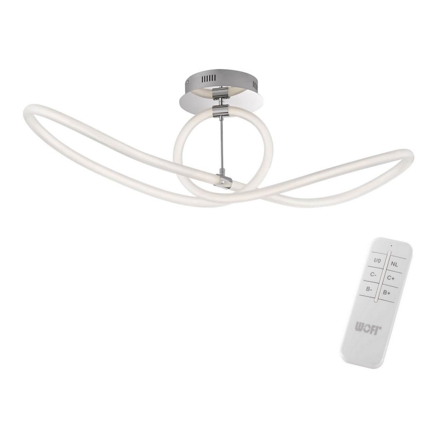 Wofi 9883.01.01.9100 - Lámpara de techo LED regulable MIRA LED/40W/230V 3000-6000K + mando a distancia