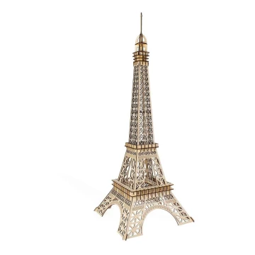 Woodcraft - Puzzle 3D de madera Torre Eiffel