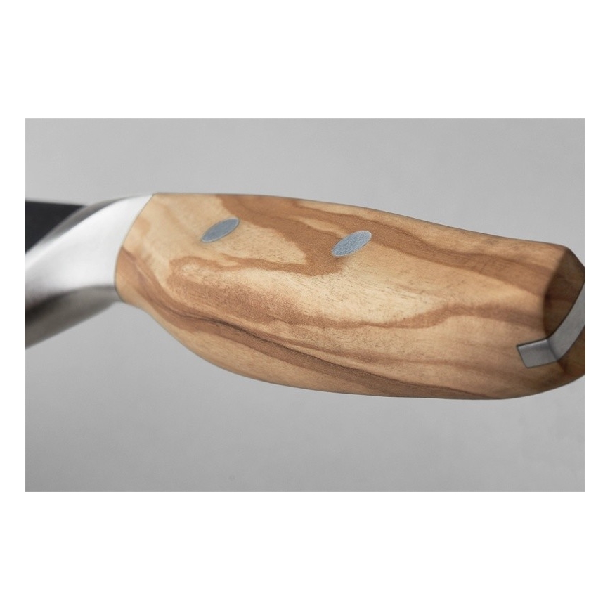 Wüsthof - Cuchillo de cocina para pan AMICI 14 cm madera de olivo