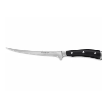 Wüsthof - Cuchillo filetero de cocina CLASSIC IKON 18 cm negro