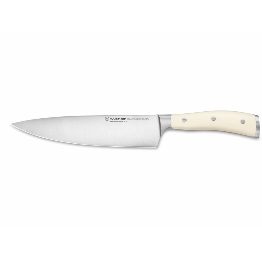 Wüsthof - Juego de cuchillos de cocina en soporte CLASSIC IKON 7 pzs crema