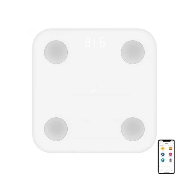 Xiaomi - Báscula de diagnóstico personal con Bluetooth 4xAAA