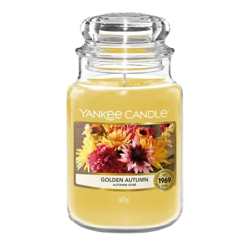 Yankee Candle - Vela perfumada GOLDEN AUTUMN grande 623g 110-150 horas