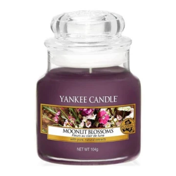 Yankee Candle - Vela perfumada MOONLIT BLOSSOMS pequeño 104g 20-30 horas