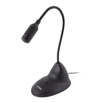 Yenkee - Micrófono de mesa para PC 1,5V negro