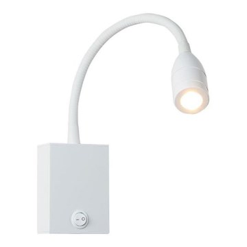 Zambelis H33 - Lámpara LED flexible pequeña LED/3W/230V blanco