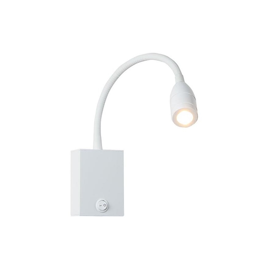 Zambelis H33 - Lámpara LED flexible pequeña LED/3W/230V blanco