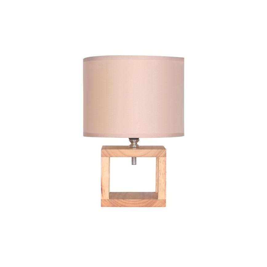 Zuma Line 2529-000-200-000-0115 - Lámpara de mesa 1xE14/40W/230V bambú/beige