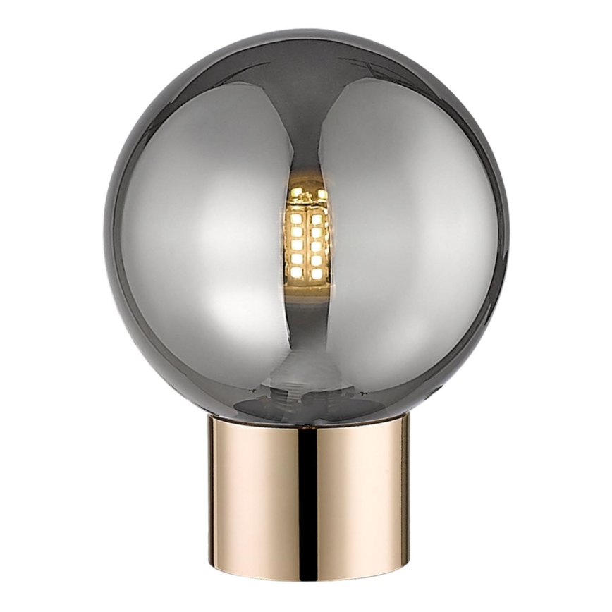 Zuma Line - Lámpara de mesa 1xG9/4W/230V negro/dorado