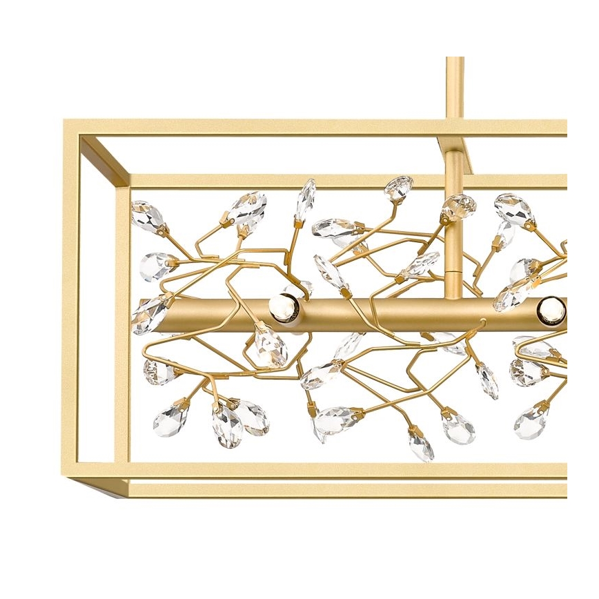 Zuma Line - Lámpara colgante de cristal 6xG9/33W/230V dorado