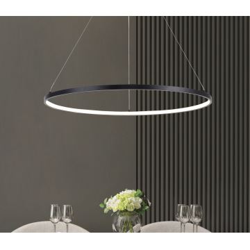 Zuma Line - Lámpara LED colgante LED/32W/230V 3000/4000/6000K diá. 60 cm negro